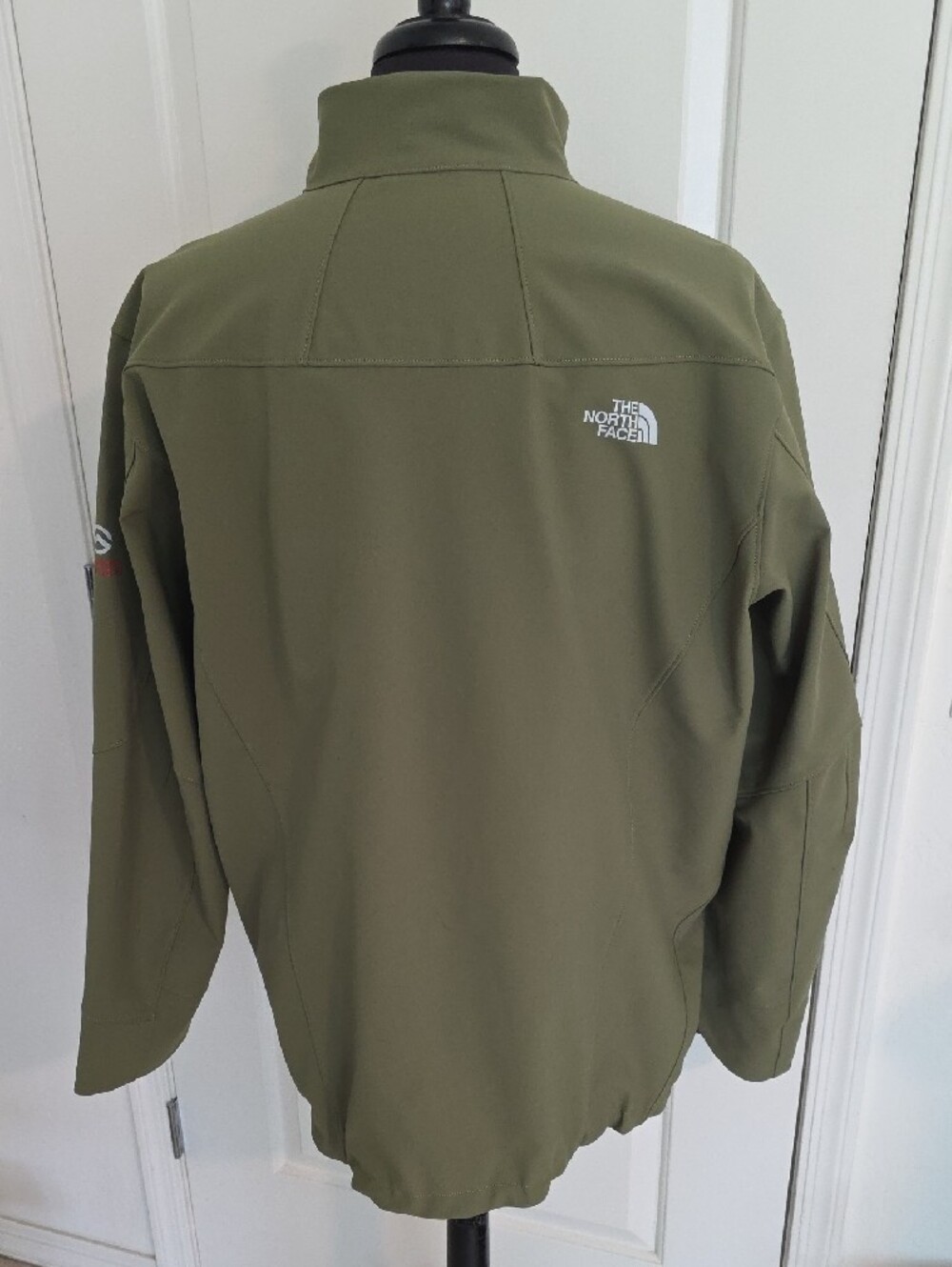 The North Face Olive Green Summit Series Softshell Jacket with Zip Pockets - Picture 3 of 6